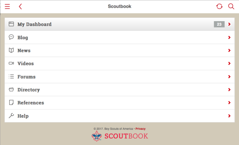 How To Update Your Email Address In ScoutBook For Troop Messages 
